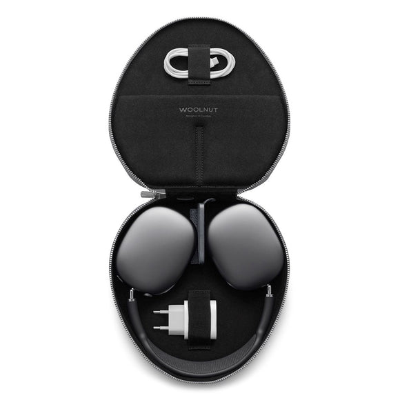 Woolnut AirPods Max / Max 2 Læder Case - Grå