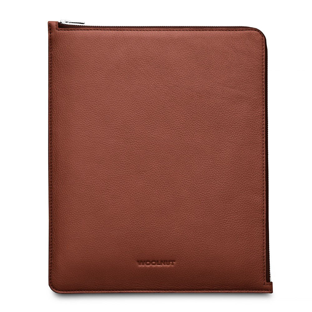 Woolnut iPad / Tablet (26.5 x 32.5 cm) Læder Folio Sleeve - Brun
