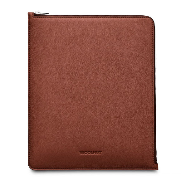 Woolnut iPad / Tablet (26.5 x 32.5 cm) Læder Folio Sleeve - Brun