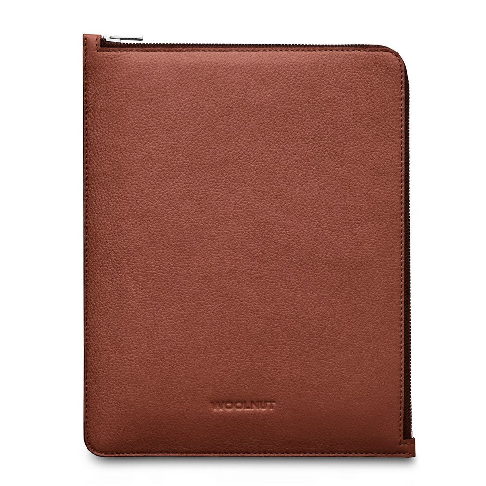 Woolnut iPad / Tablet (23 x 29 cm) Læder Folio Sleeve - Brun