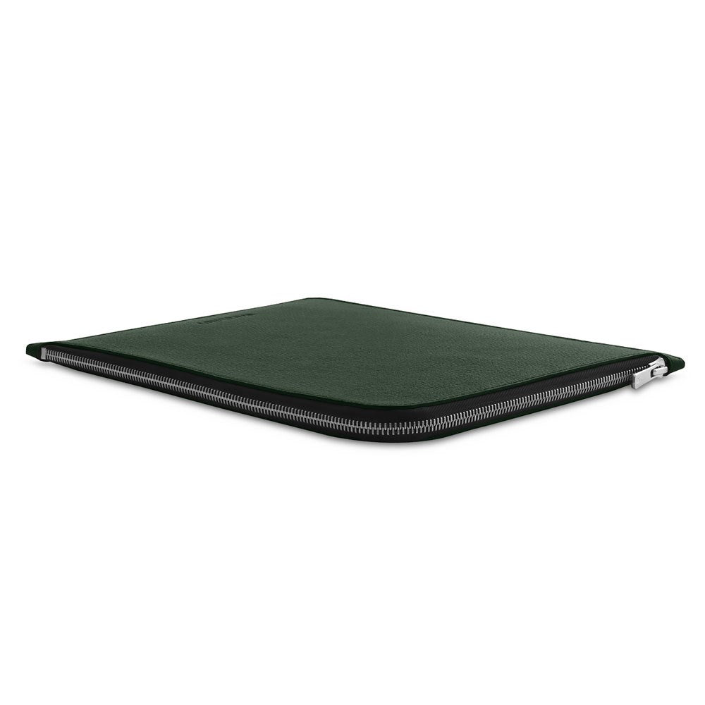 Woolnut iPad / Tablet (23 x 29 cm) Læder Folio Sleeve - Grøn