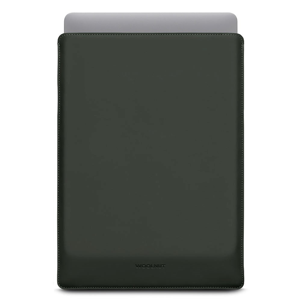 Woolnut Kunstlæder Sleeve Til MacBook / Laptop (370 x 260mm) - Grøn