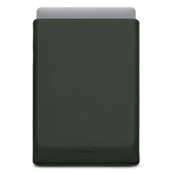 Woolnut Kunstlæder Sleeve Til MacBook / Laptop (370 x 260mm) - Grøn
