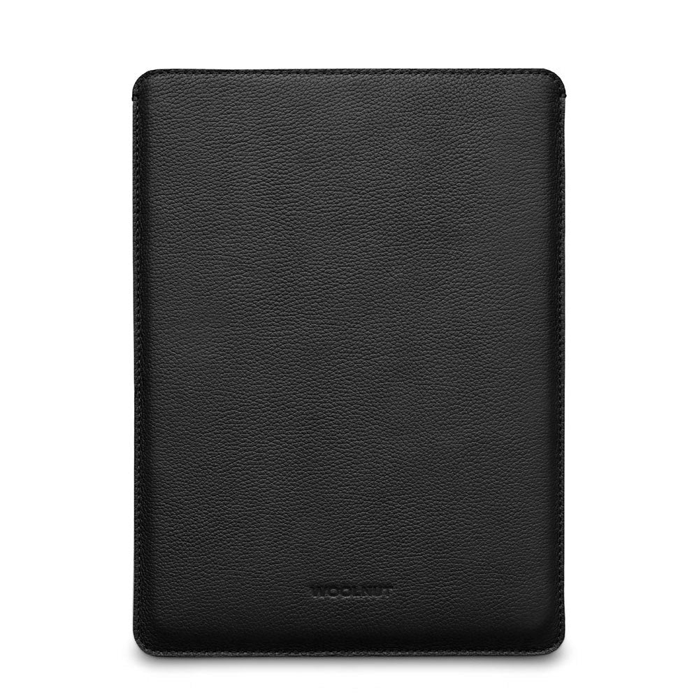 Woolnut Leather Sleeve Til MacBook / Laptop 13" (315 x 220mm) - Sort