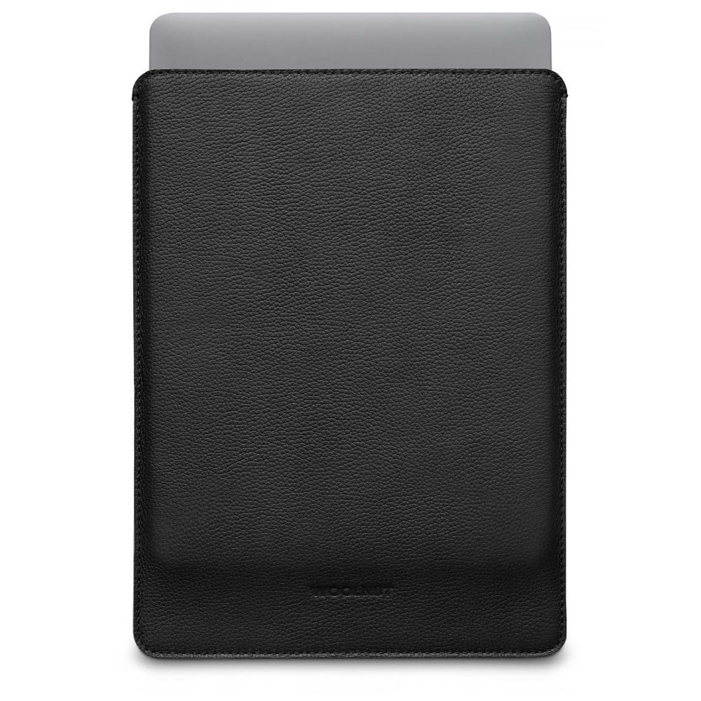 Woolnut MacBook Pro 14" M5/M4/M3/M2/M1 (2026-2021) Læder Sleeve - 24.5 x 33 cm - Sort