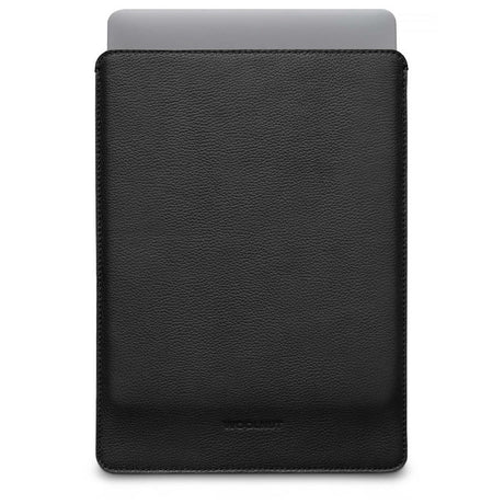 Woolnut MacBook Pro 14" M5/M4/M3/M2/M1 (2026-2021) Læder Sleeve - 24.5 x 33 cm - Sort
