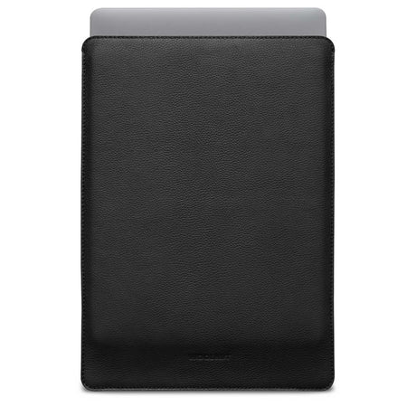 Woolnut MacBook Pro 16" M5/M4/M3/M2/M1 (2026-2021) Læder Sleeve - 27.5 x 37.5 cm - Sort