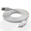 Naztech Micro-USB Ladekabel med Lys 1.8m - Hvid