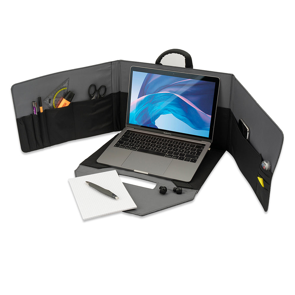 4smarts Laptop Bag Mobil m. Privacy Mode 15-16" (38 x 31 Cm) - Grå | Universal Taske | TABLETCOVERS.DK