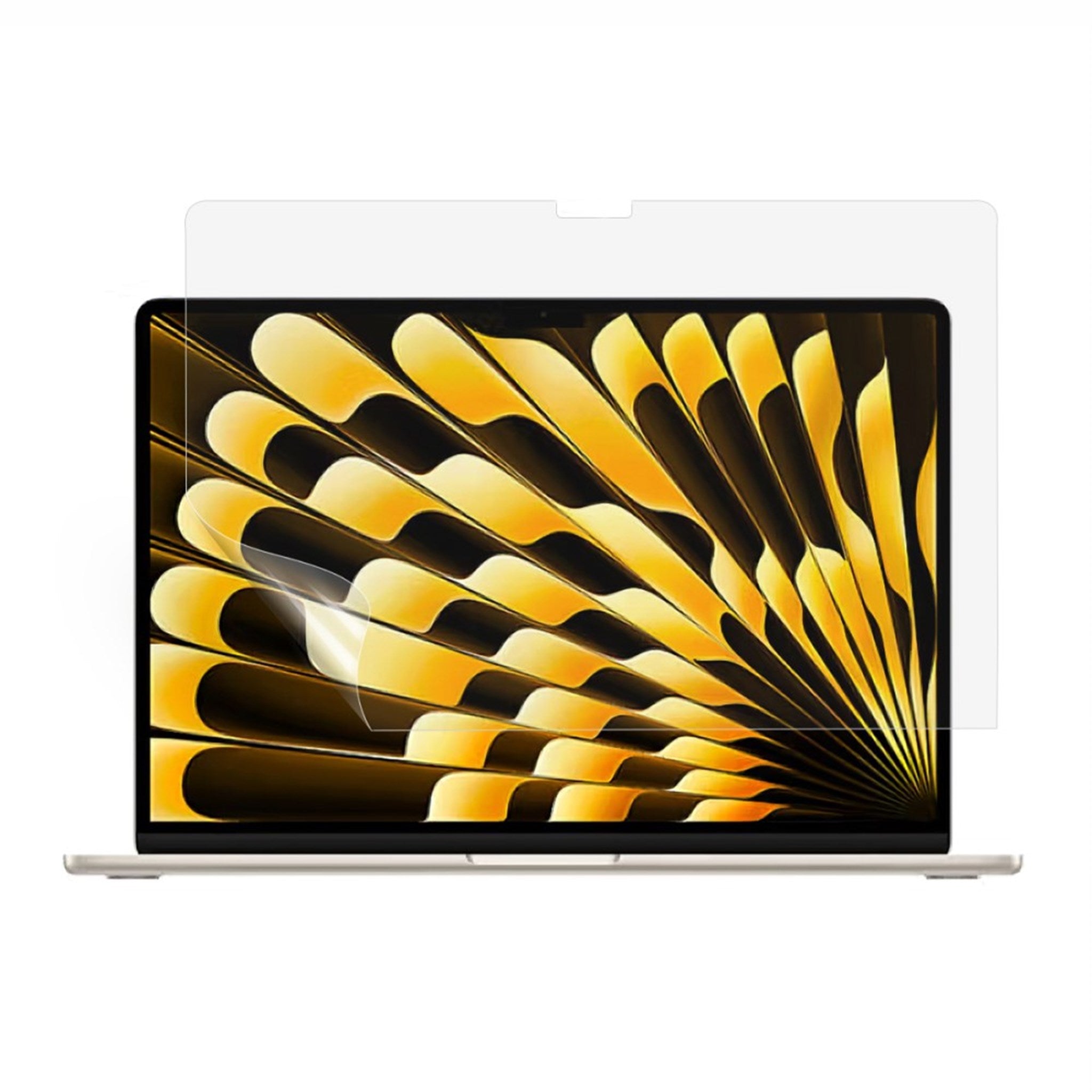 MacBook Air 15" M5/M4/M3/M2 (2026-2023) Skærmbeskyttelse - Beskyttelsesfilm - Gennemsigtig