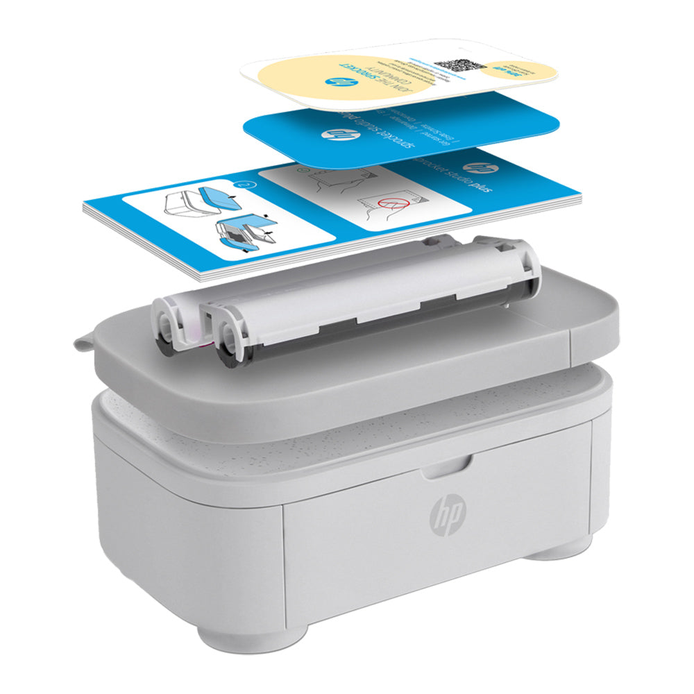 lovgivning tromme fedme HP Sprocket Studio Plus Mobil Fotoprinter 10 x 15 cm m. Fotopapir &  Blækpatron | Mobil Printer | TABLETCOVERS.DK