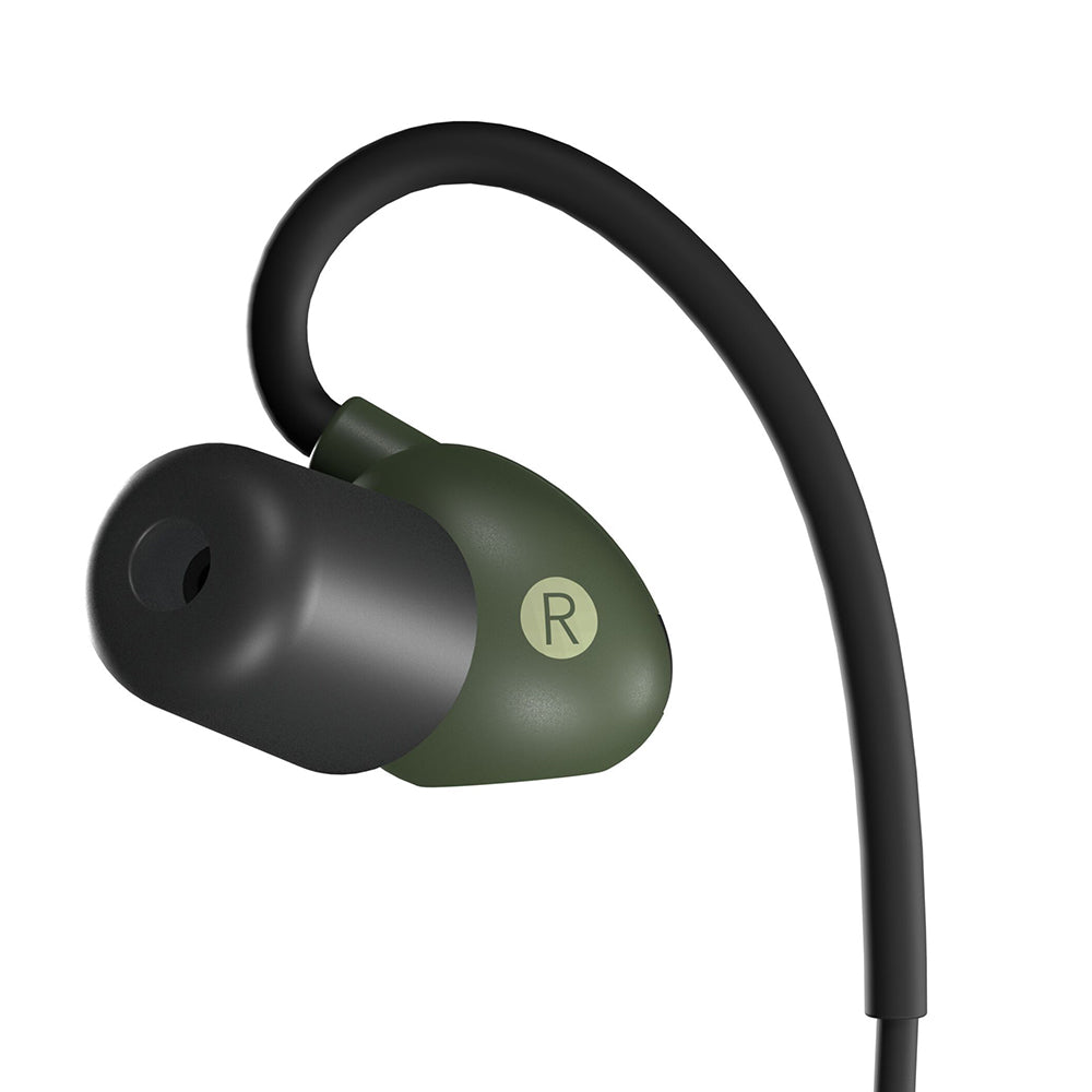 ISOtunes Sport ADVANCE Støjdæmpende Bluetooth Headset - Grøn Bluetooth - Headset - In-Ear TABLETCOVERS.DK