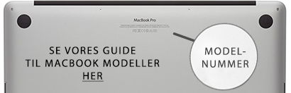 Se vores guide til MacBook-modelnummer